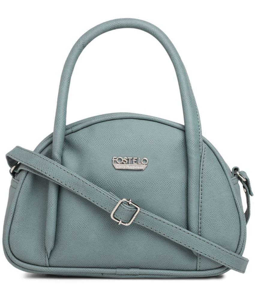     			Fostelo Grey Melange PU Shoulder Bag