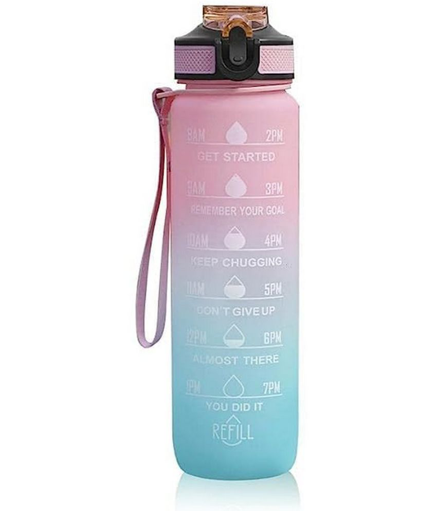     			Handa Multicolour Sipper Water Bottle 1000 mL ( Set of 1 )