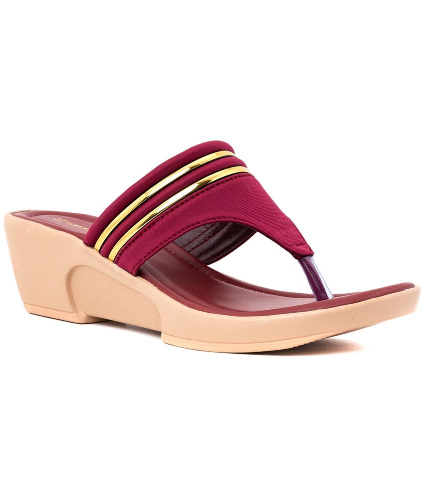     			KHADIM Pink Women's Slip On Heels