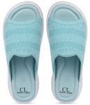 Carlton London Light Blue Women's Slide Flip Flop