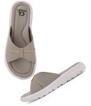 Carlton London Light Grey Women's Slide Flip Flop