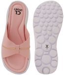 Carlton London Pink Women's Slide Flip Flop