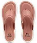 Carlton London Pink Women's Thong Flip Flop