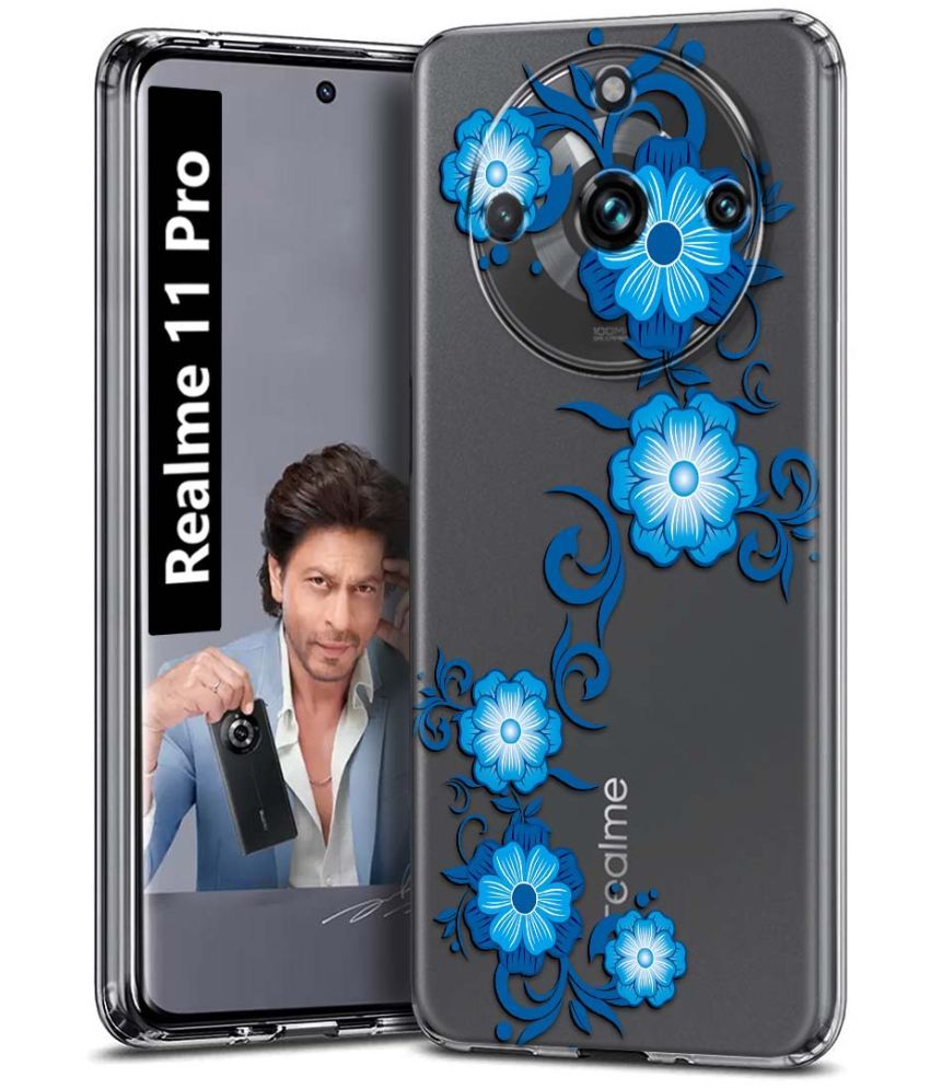     			Fashionury Multicolor Printed Back Cover Silicon Compatible For Realme 11 Pro ( Pack of 1 )