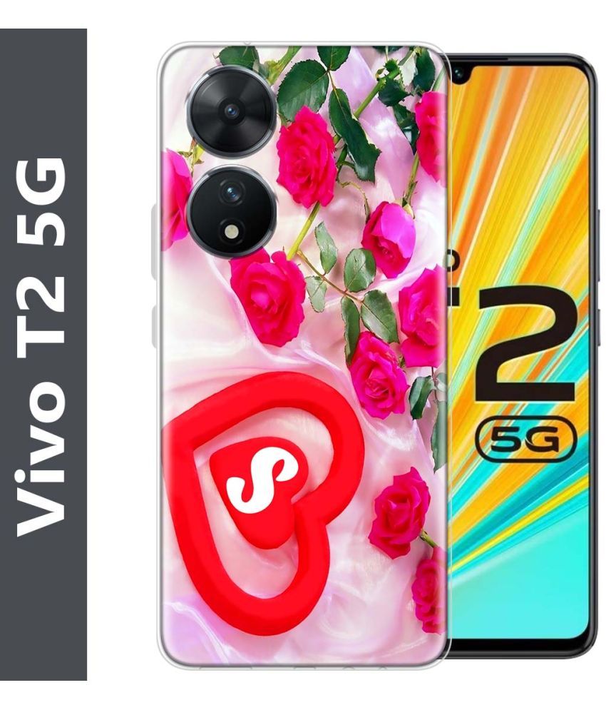     			Fashionury Multicolor Printed Back Cover Silicon Compatible For Vivo T2 5G ( Pack of 1 )