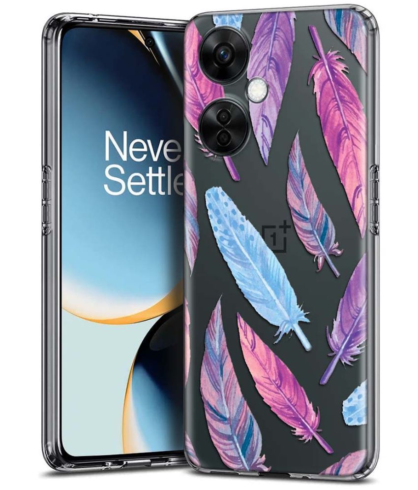     			Fashionury Multicolor Printed Back Cover Silicon Compatible For Oneplus Nord CE 3 Lite 5G ( Pack of 1 )