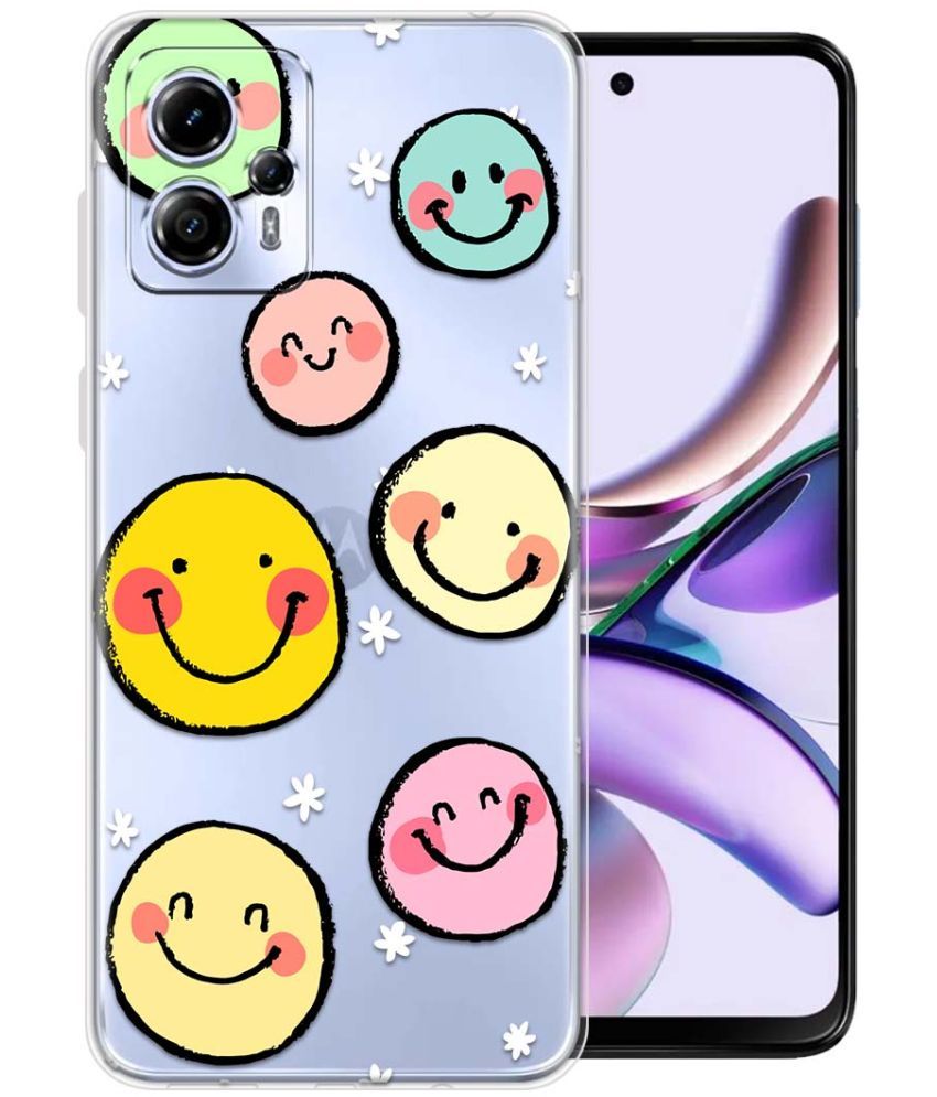     			Fashionury Multicolor Printed Back Cover Silicon Compatible For Moto G13 ( Pack of 1 )