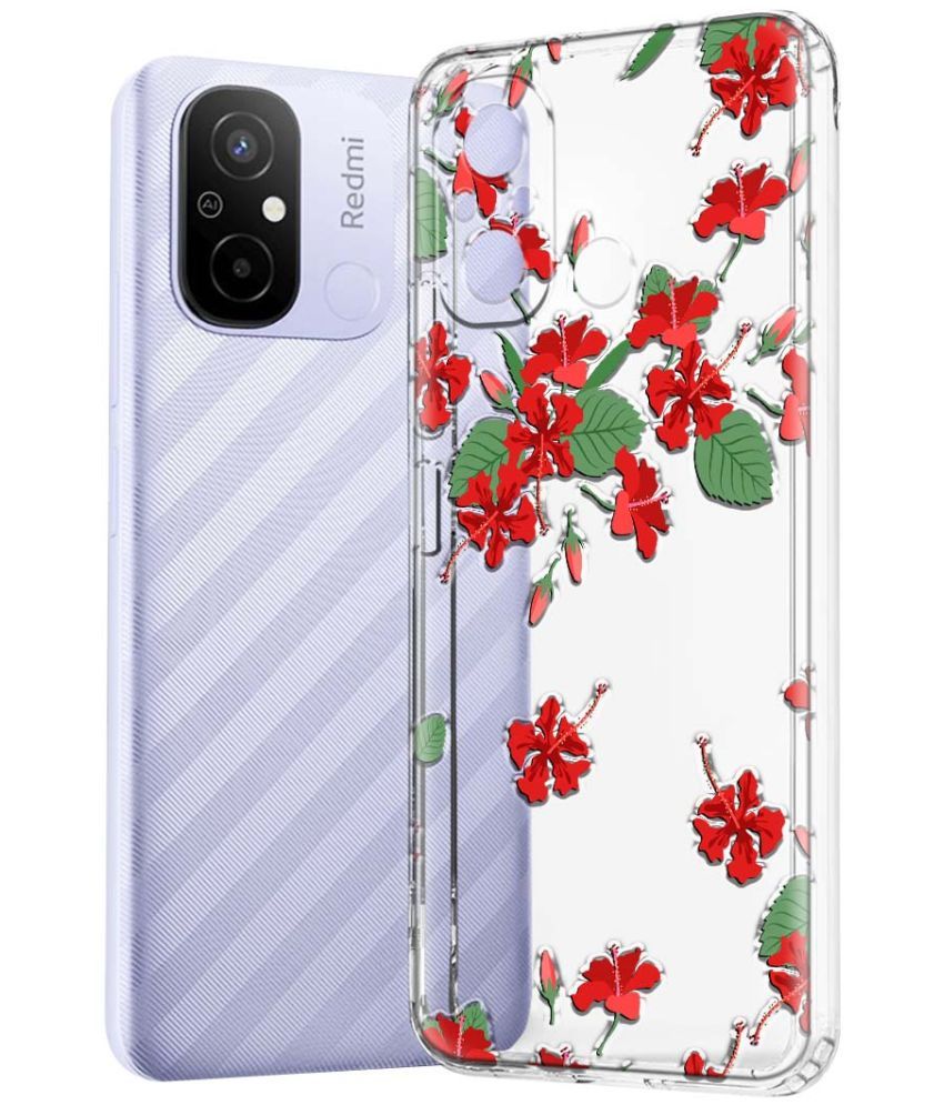     			Fashionury Multicolor Printed Back Cover Silicon Compatible For Redmi 12C ( Pack of 1 )