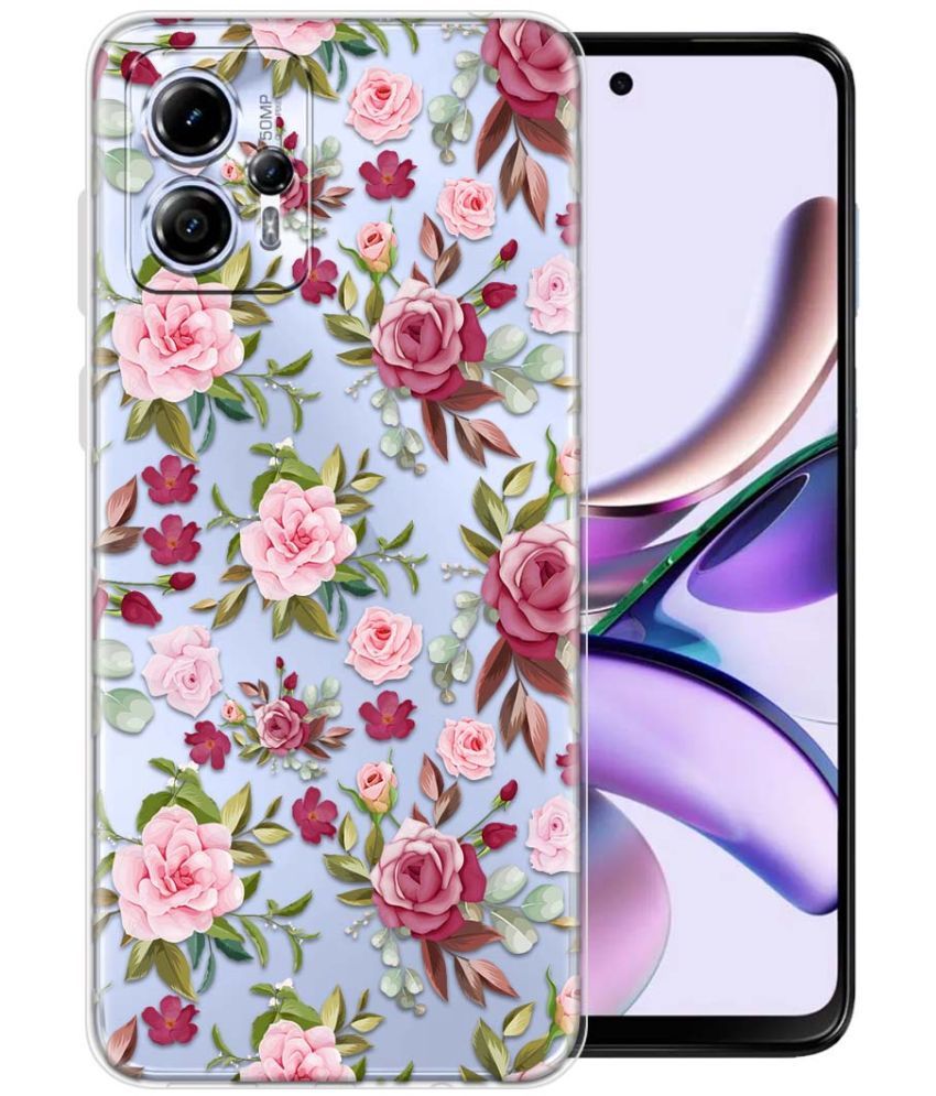     			Fashionury Multicolor Printed Back Cover Silicon Compatible For Moto G13 ( Pack of 1 )