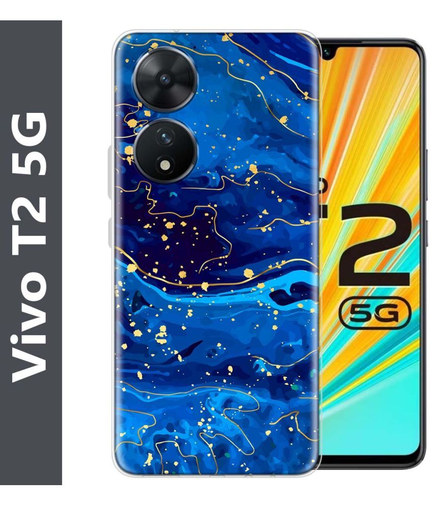     			Fashionury Multicolor Printed Back Cover Silicon Compatible For Vivo T2 5G ( Pack of 1 )