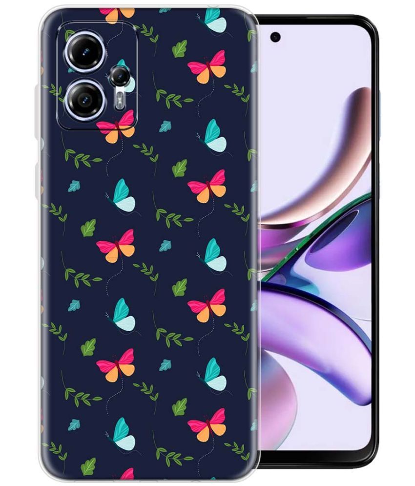     			Fashionury Multicolor Printed Back Cover Silicon Compatible For Moto G13 ( Pack of 1 )