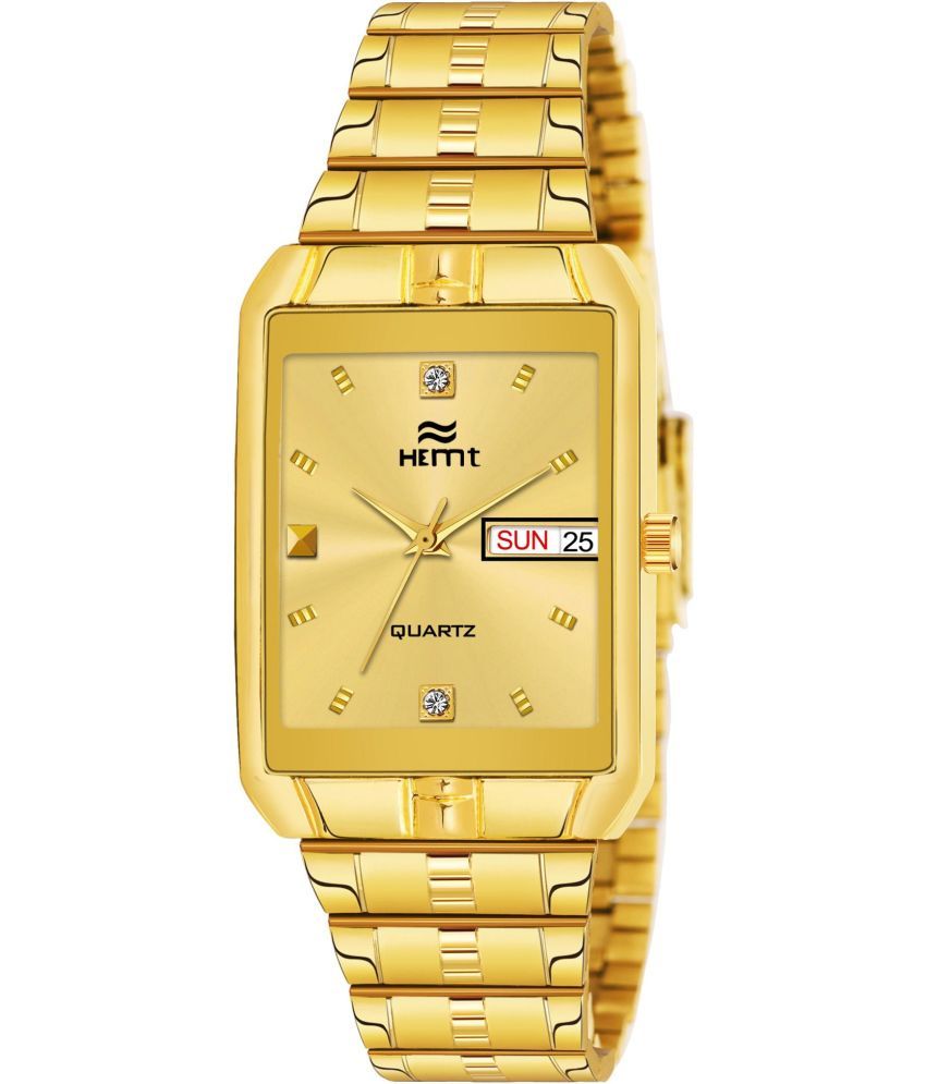     			Hemt Gold Metal Analog Men's Watch