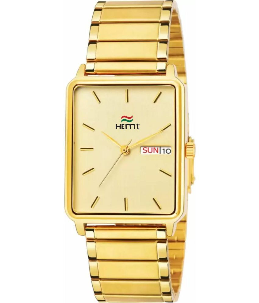     			Hemt Gold Metal Analog Men's Watch