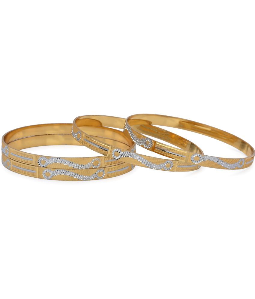     			Somil Gold Bangle Set ( Pack of 4 )