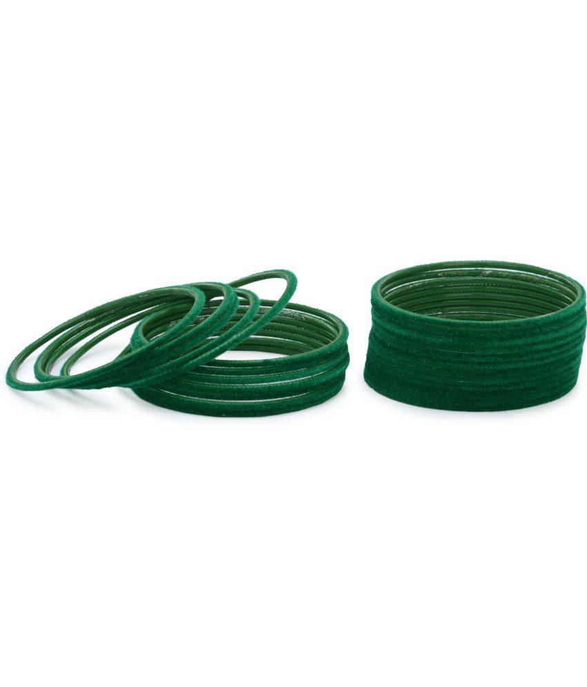     			Somil Green Bangle Set ( Pack of 48 )