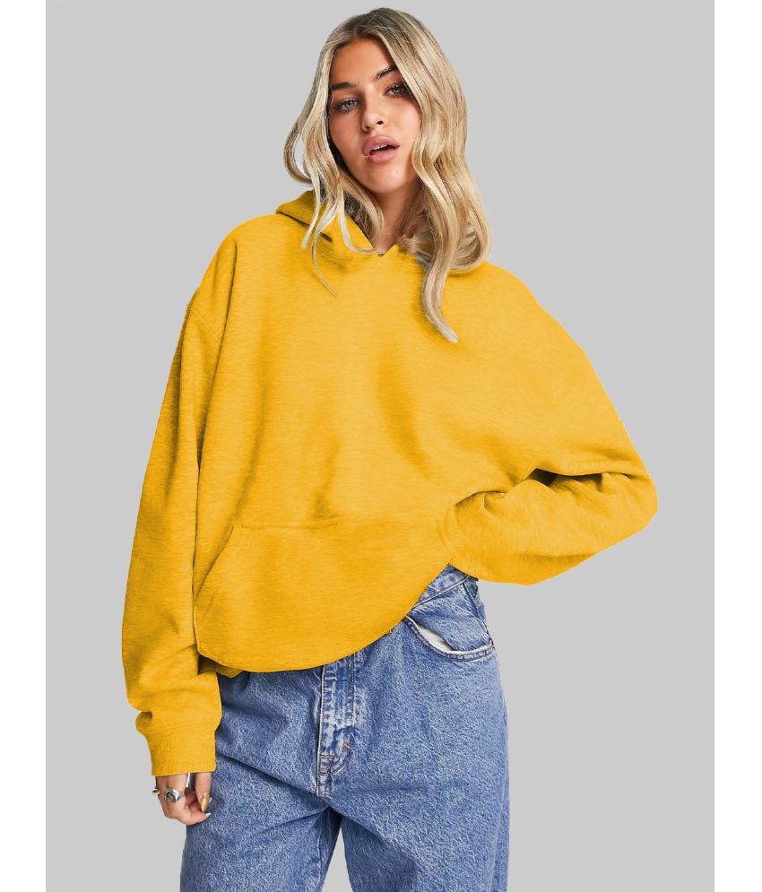     			Trond Fleece Women's Hooded Sweatshirt ( Mustard )