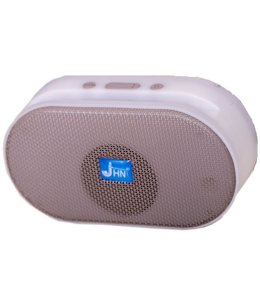     			jhn JHN-512 5 W Bluetooth Speaker Bluetooth v5.0 with USB,SD card Slot Playback Time 8 hrs Beige