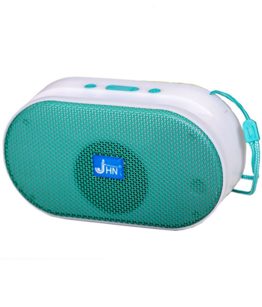     			jhn JHN-512 5 W Bluetooth Speaker Bluetooth v5.0 with USB,SD card Slot Playback Time 8 hrs Green