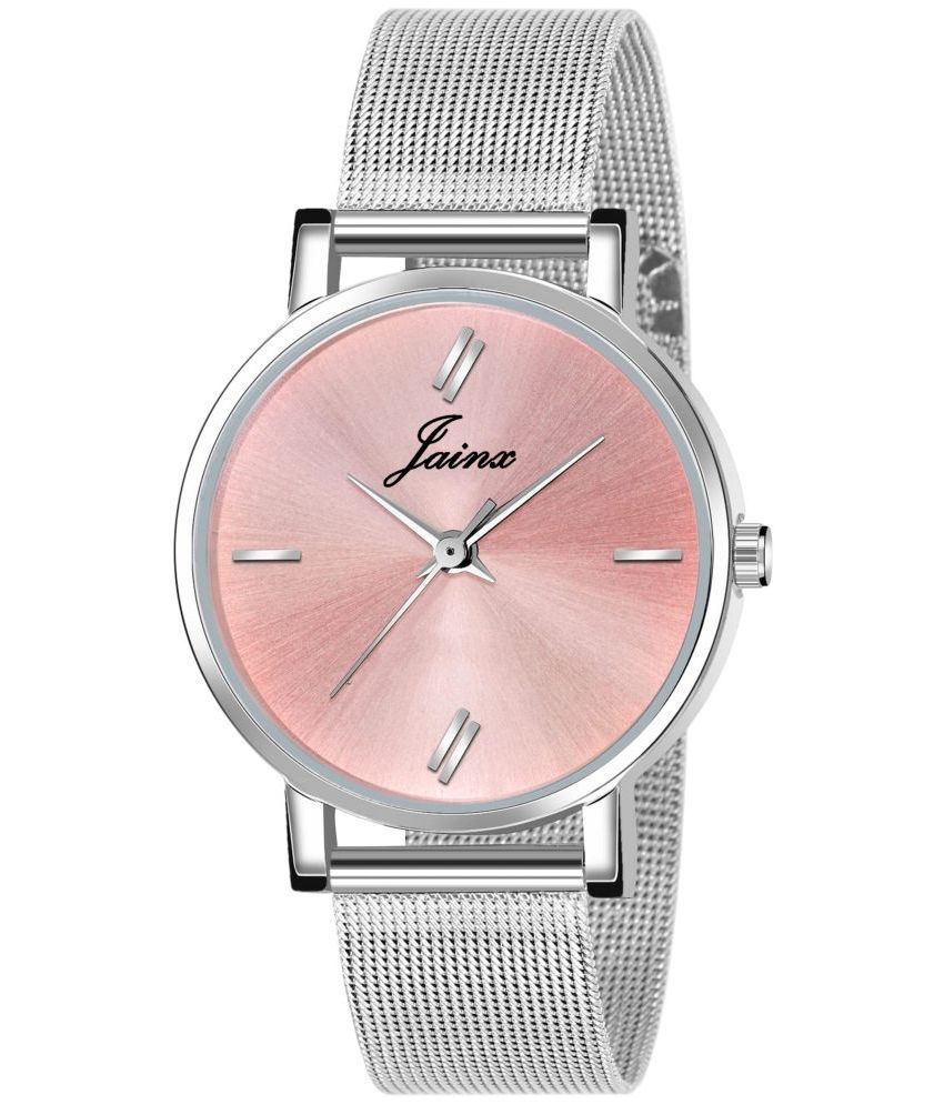     			Jainx Silver Stainless Steel Analog Womens Watch