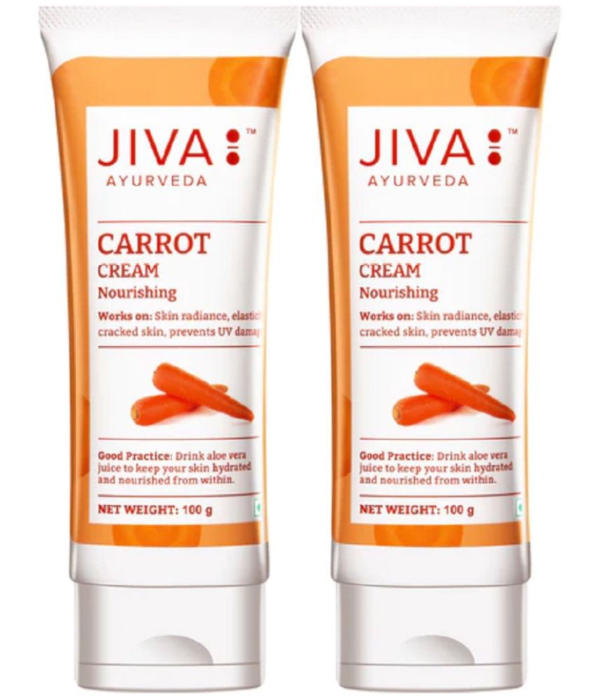     			Jiva Carrot Cream 100g Nourishing Skin (Pack of 2)
