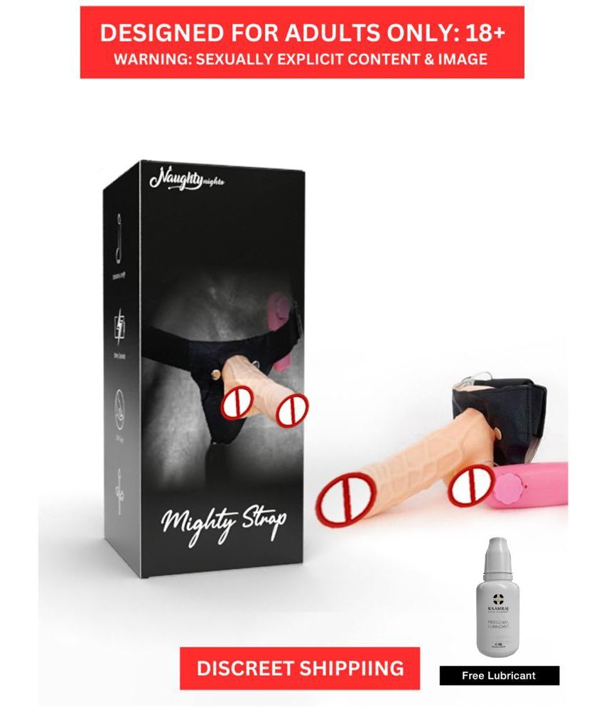     			Real Feel Strap on Vibrating Dildo- Reusable and Adjustable Vibrating Strap on Dildo for Lesb!an with Free Kaamraj Lube