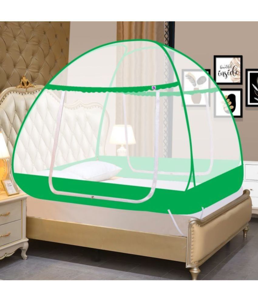     			Silver Shine - Green Polypropylene Tent Mosquito Net ( Pack of 1 )