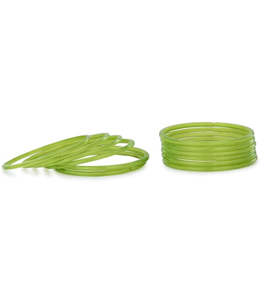     			Somil Green Bangle ( Pack of 12 )