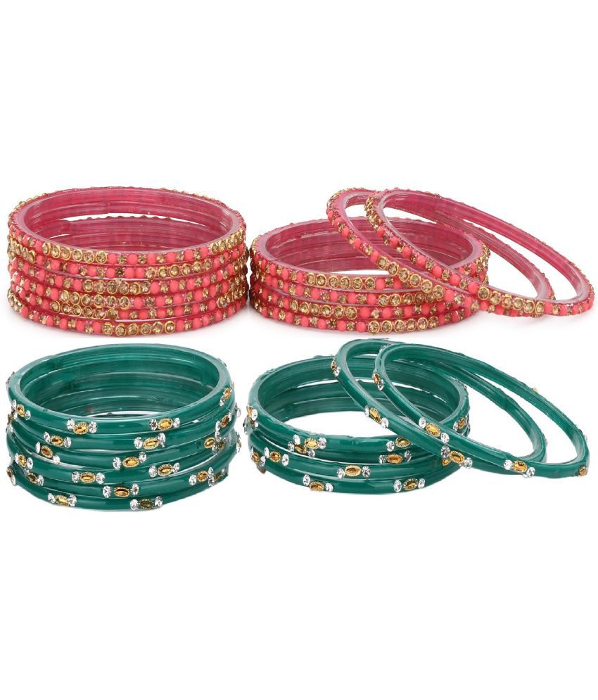     			Somil Multicolor Bangle ( Pack of 24 )
