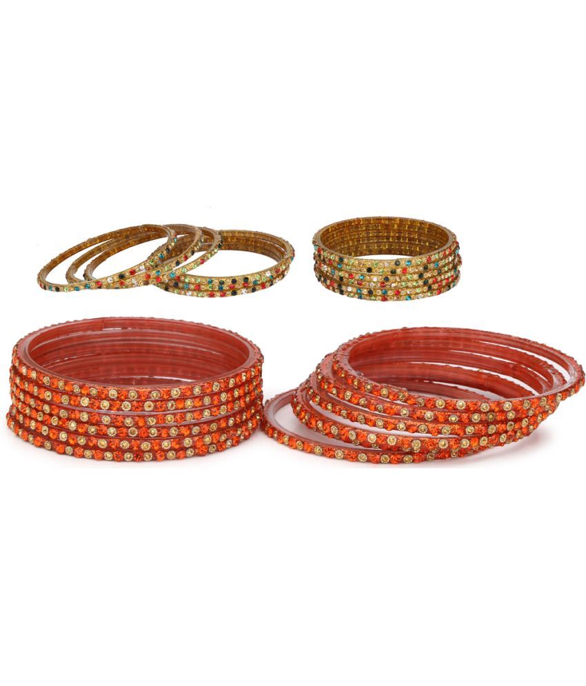     			Somil Multicolor Bangle Set ( Pack of 24 )