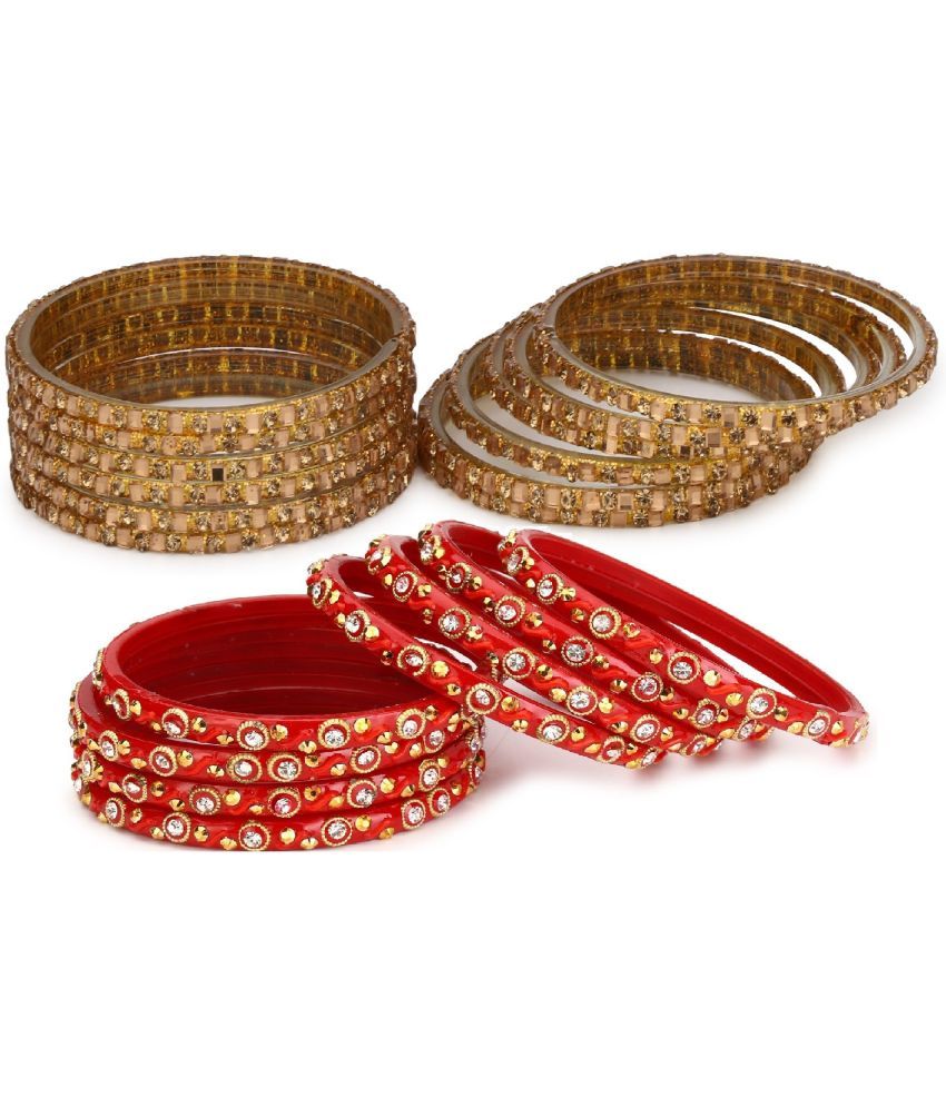     			Somil Multicolor Bangle Set ( Pack of 24 )