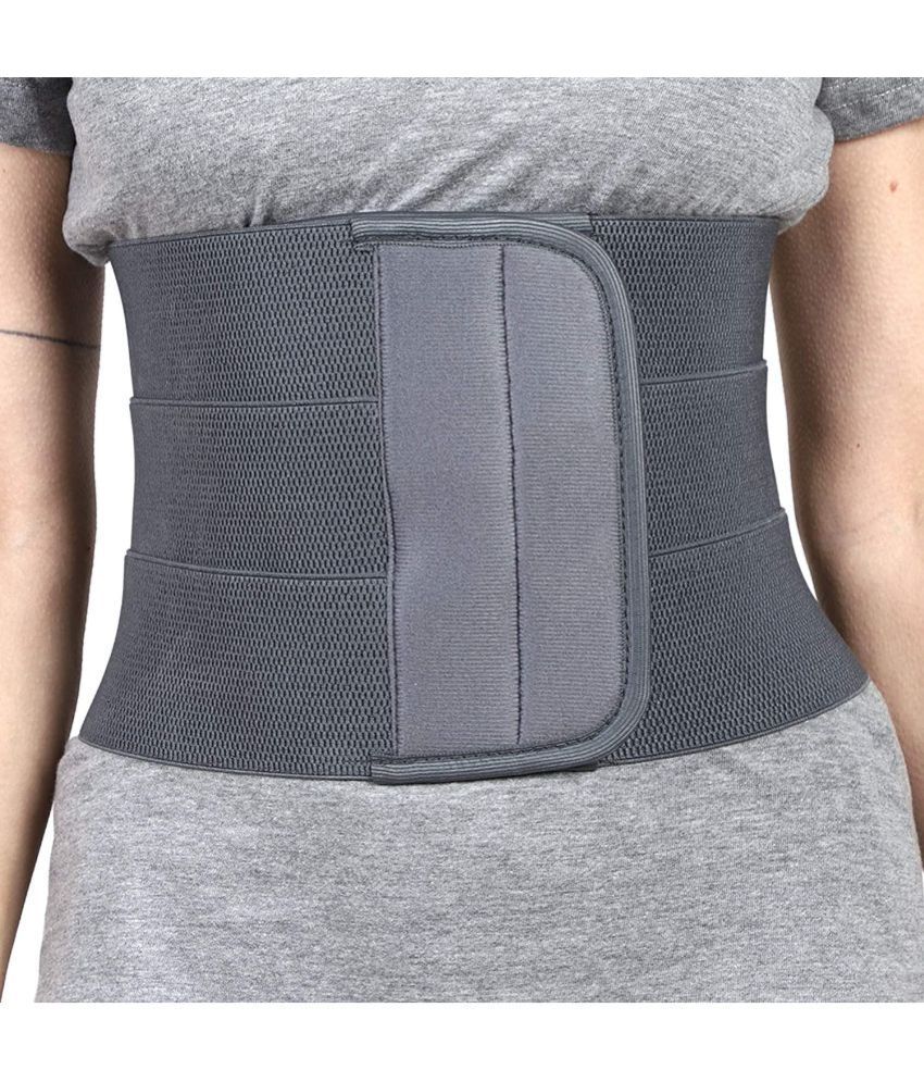     			WITZION Cotton Abdominal Belt Post Pregnancy Waist Support Care After C Section Delivery Tummy/Waist Trimmer, Slimming Belly Belt Tummy Trimmer Fat Reduction Abdominal Binder For Men & Women, Free Size