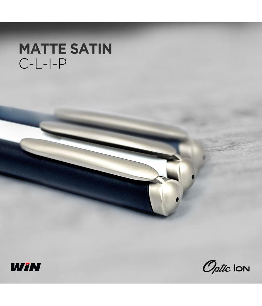     			Win Optic Ion | 50Pcs(37Blue & 13Black) | Matte Finished Body | 0.7mm Tip | Premium Ball Pen (Pack of 50, Multicolor)