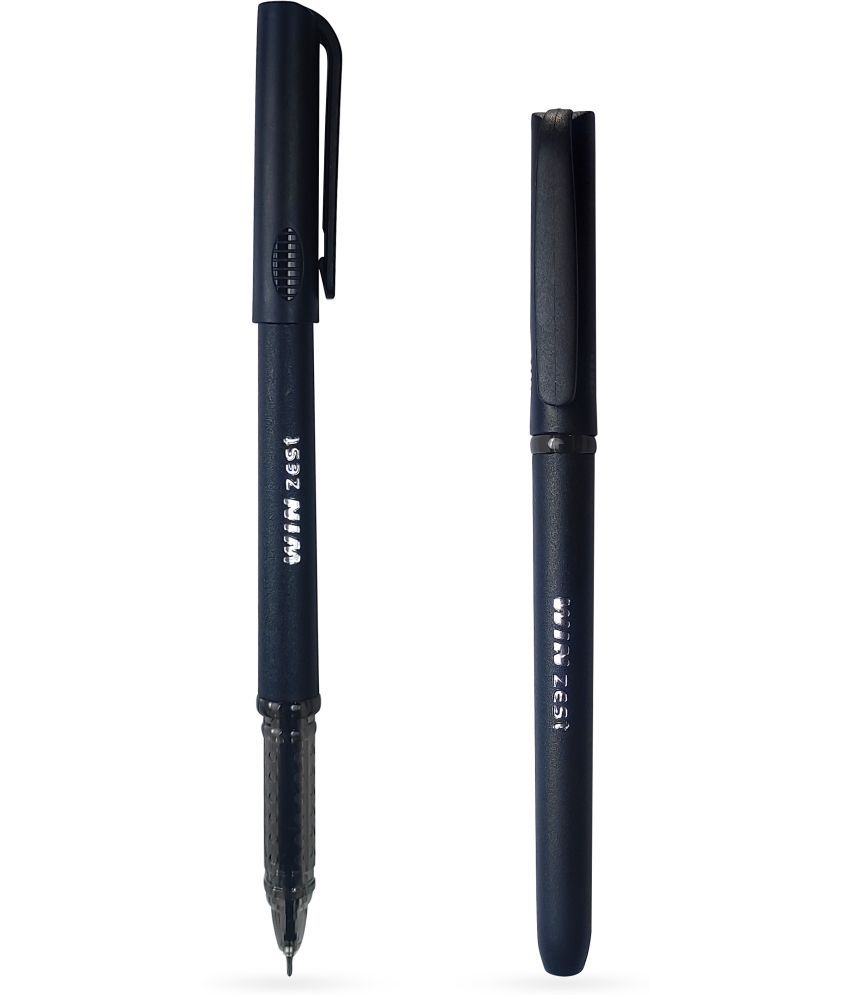     			Win Zest 100 Black Ink|Smooth Writing|0.7 mm Tip|School & Office Use Ball Pen (Pack of 100, Black)