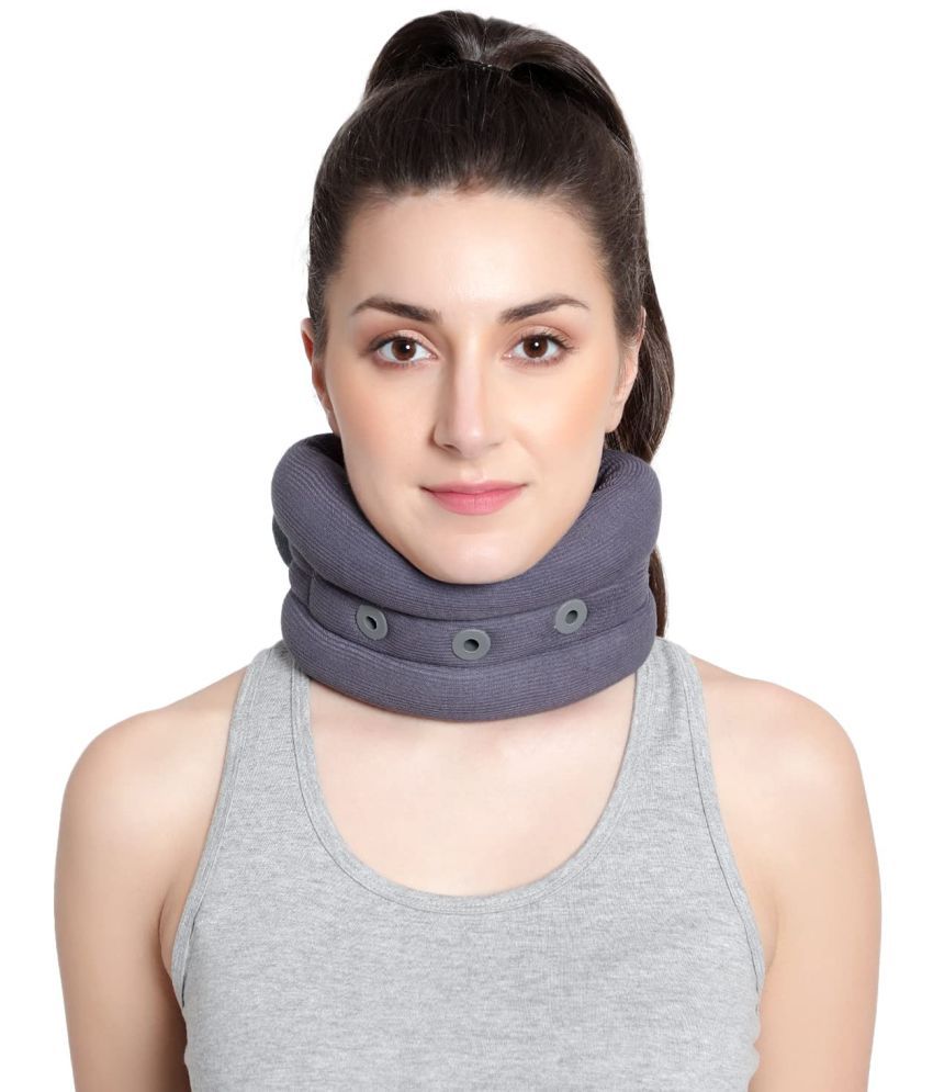     			Witzion cervical collar for neck pain, Cervical soft Collar, Neck Support For Cervical Spine Immobilization & Pain Relief For Men & Women, Small Size (Grey)