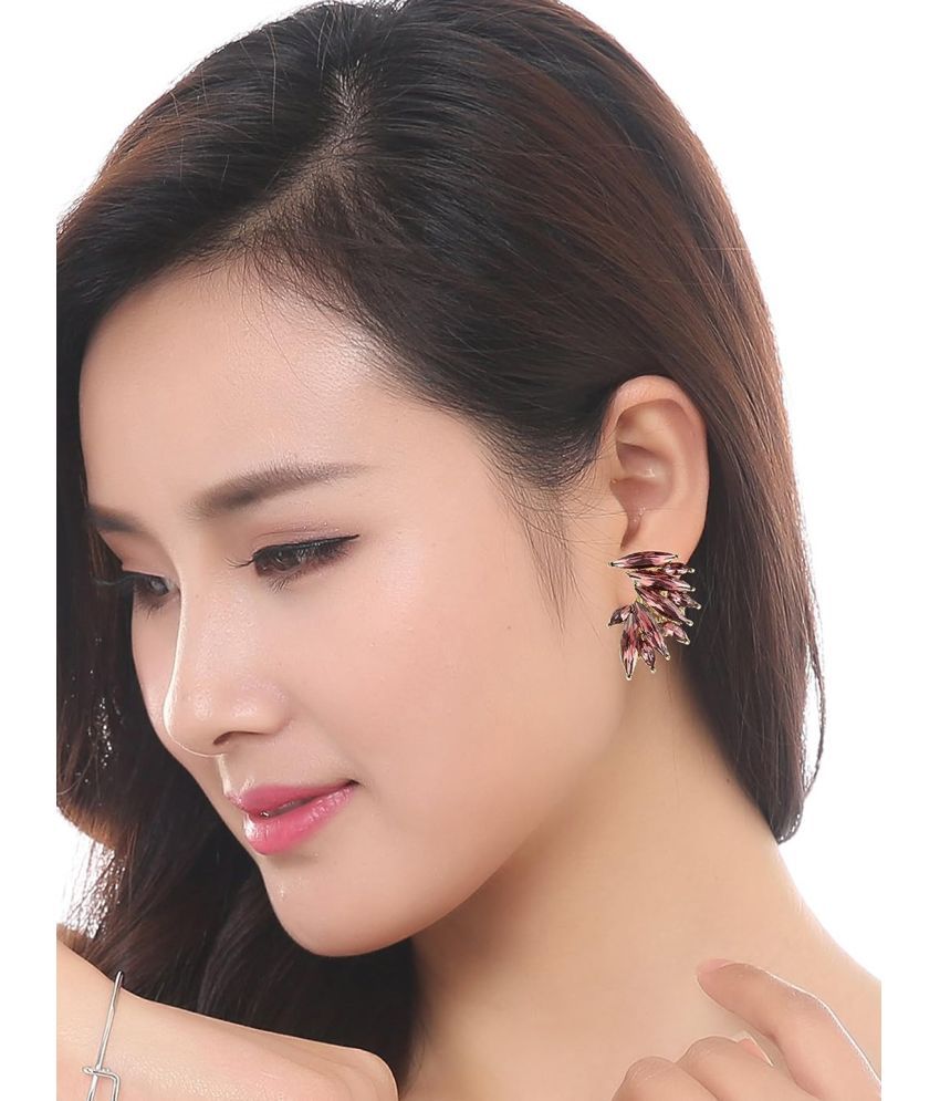     			YOUBELLA Brown Danglers Earrings ( Pack of 1 )