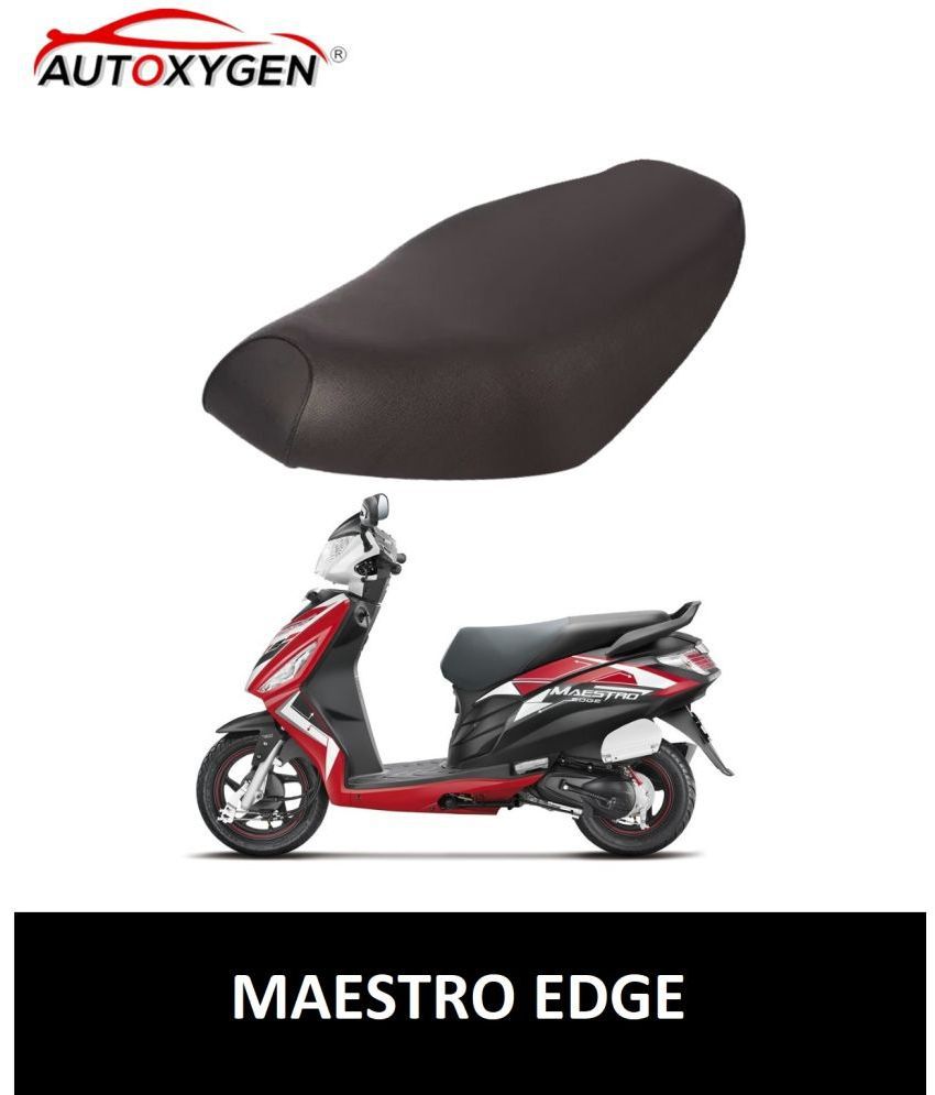     			Autoxygen Scooter/Scooty Removable & Washable PU Leather Waterproof Seat Cover Accessories For Hero Maestro Edge (Black)