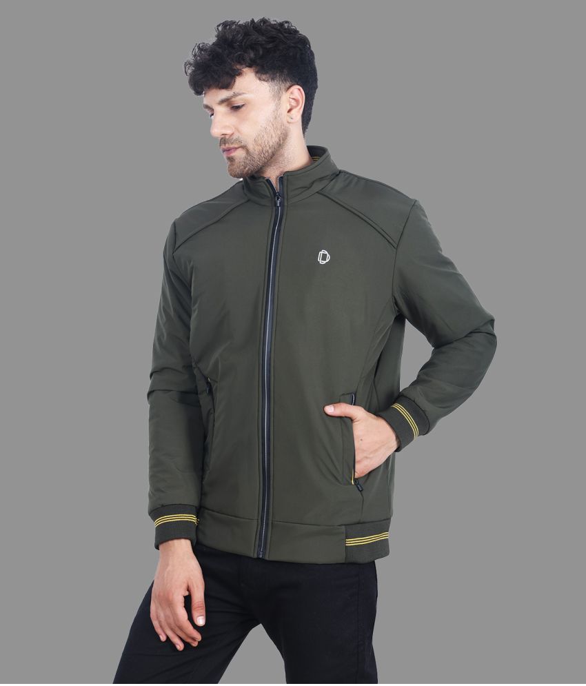     			Dollar Polyester Men's Casual Jacket - Green ( Pack of 1 )