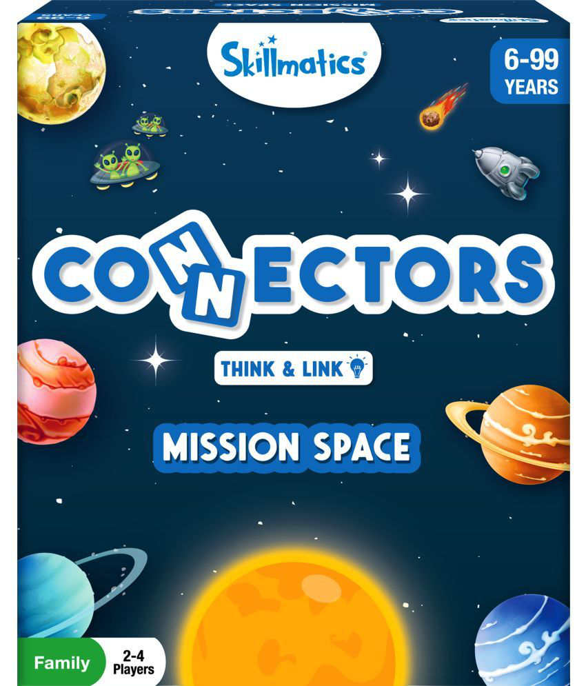     			Skillmatics Educational Game - Connectors Mission Space, Fun Family Strategy Game, Fun for Kids, Boys, Girls Ages 6, 7, 8, 9 and Up