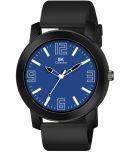 IIK COLLECTION Black Silicon Analog Men's Watch