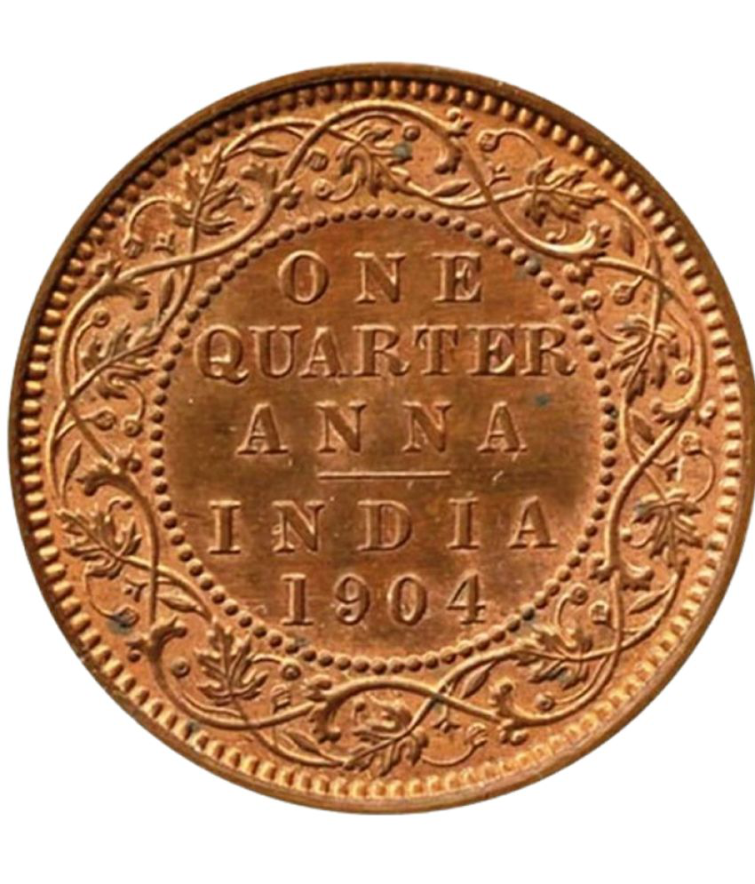     			British India 1 Quarter Anna 1904 Type Best Grade