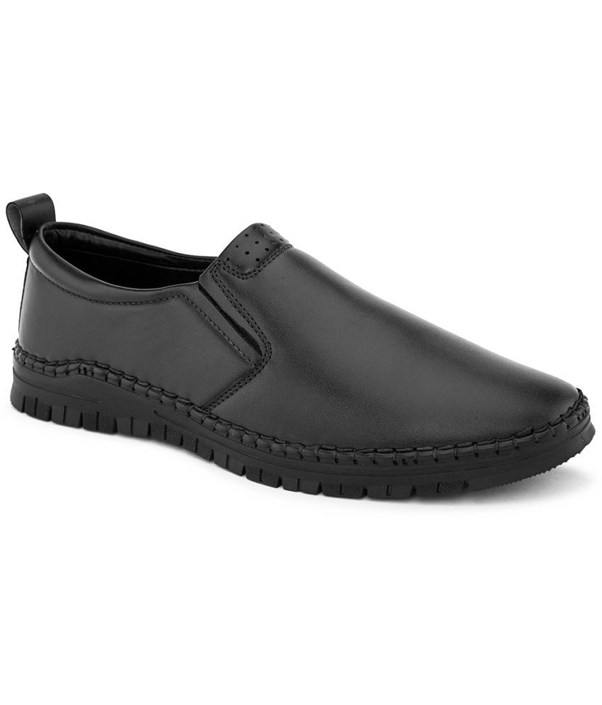     			Fashion Victim Black Men's Slip On Formal Shoes