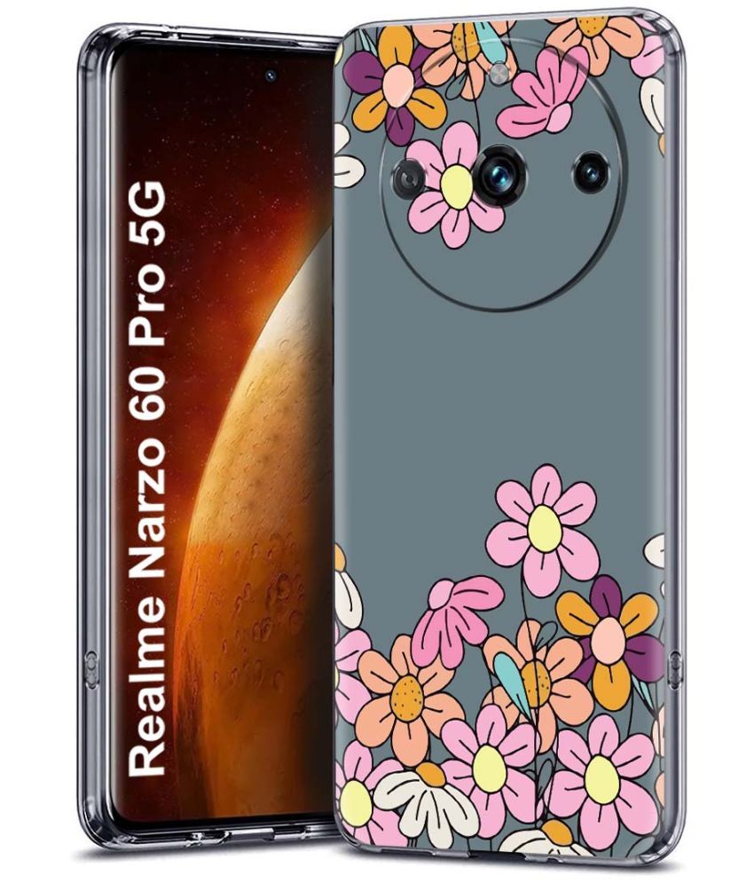     			Fashionury Multicolor Printed Back Cover Silicon Compatible For Realme narzo 60 pro ( Pack of 1 )