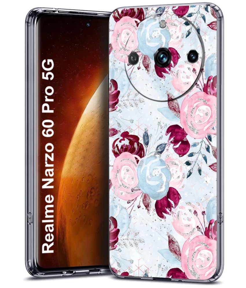     			Fashionury Multicolor Printed Back Cover Silicon Compatible For Realme narzo 60 pro ( Pack of 1 )