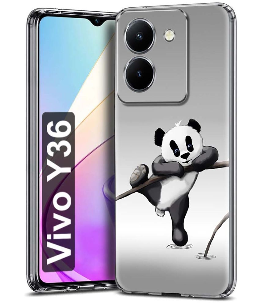     			Fashionury Multicolor Printed Back Cover Silicon Compatible For Vivo Y36 ( Pack of 1 )