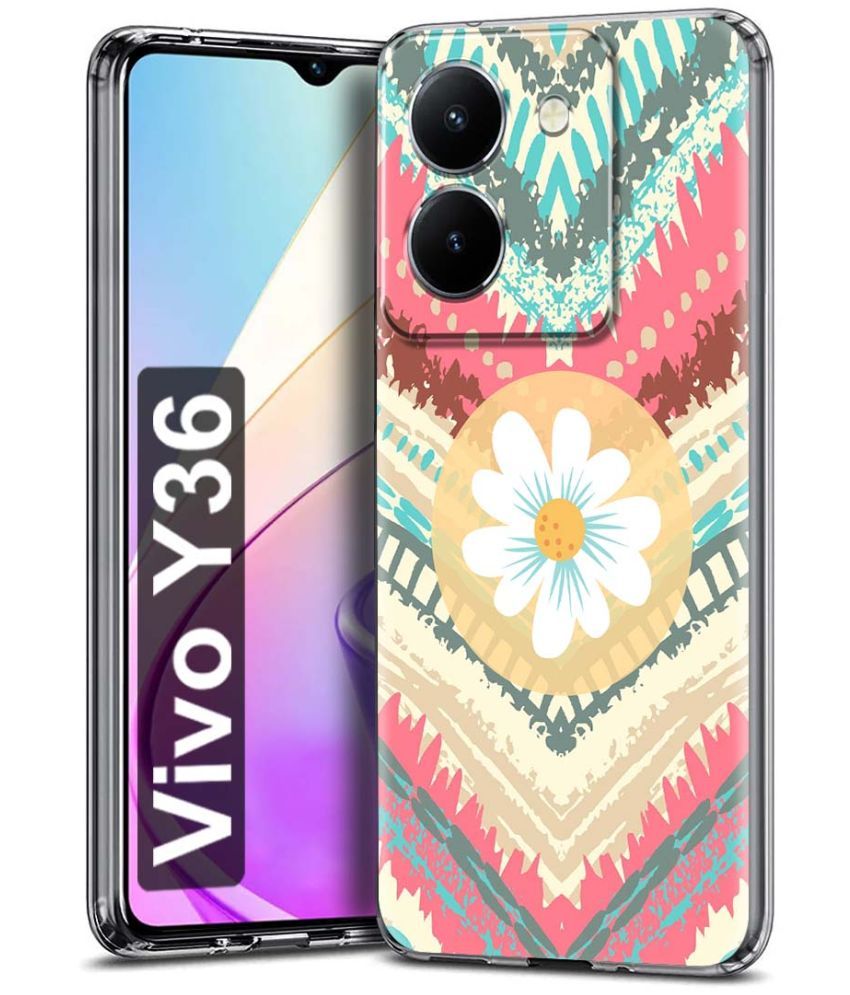     			Fashionury Multicolor Printed Back Cover Silicon Compatible For Vivo Y36 ( Pack of 1 )