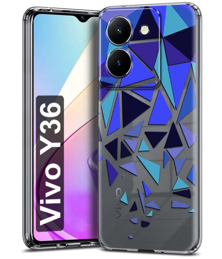     			Fashionury Multicolor Printed Back Cover Silicon Compatible For Vivo Y36 ( Pack of 1 )