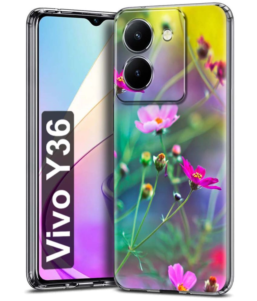     			Fashionury Multicolor Printed Back Cover Silicon Compatible For Vivo Y36 ( Pack of 1 )