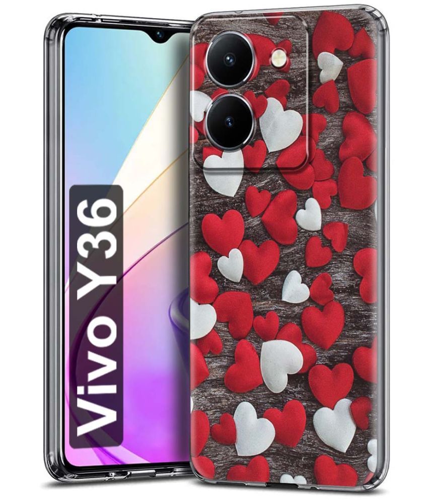     			Fashionury Multicolor Printed Back Cover Silicon Compatible For Vivo Y36 ( Pack of 1 )