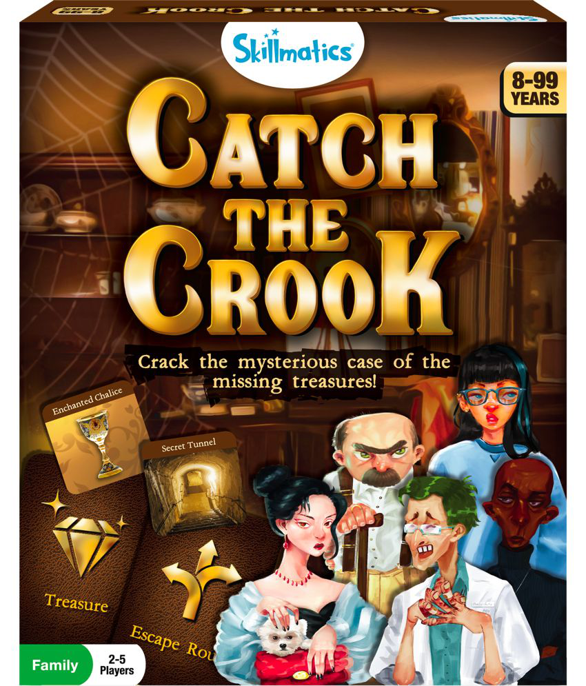     			Skillmatics Board Game - Catch The Crook, Family Friendly Game of Predictions, Strategy Game for Kids
