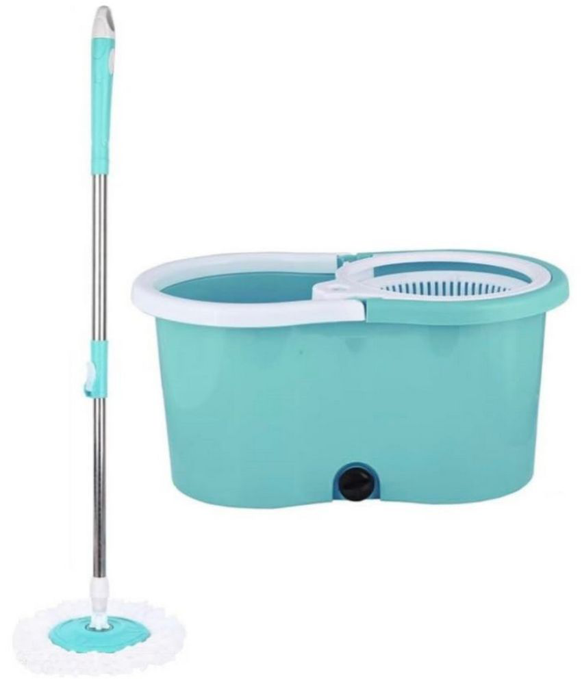     			TINUMS Double Bucket Mop ( Extendable Mop Handle with 360 Degree Movement )
